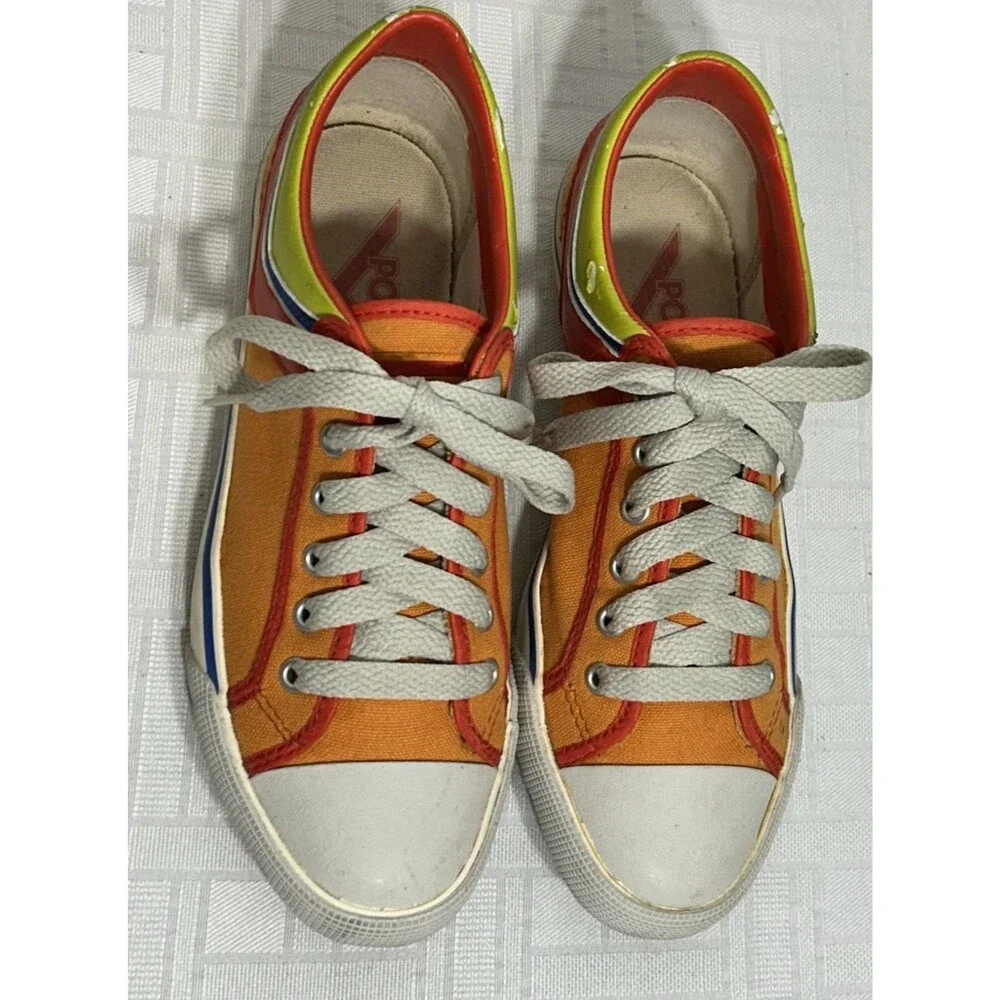 Vintage Pony Coti Size 10 Womens Classic Low Top Sneaker Shoe COLORFUL skate